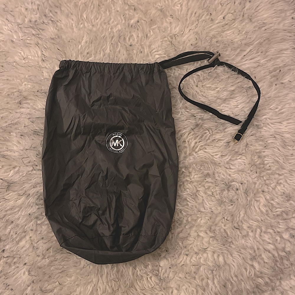 Michael Kors Charcoal Drawstring Bag